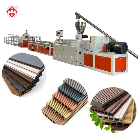 PE WPC Profile Machine WPC Composite Decking Flooring Extrusion Production Line Plastic Machine Extruder