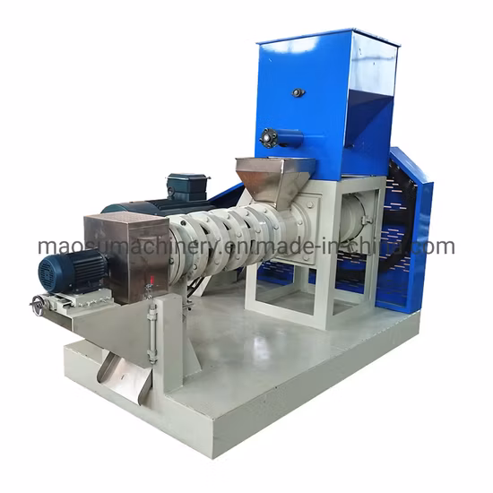 自動魚飼料ペレットミルドッグフード押出加工機ライン