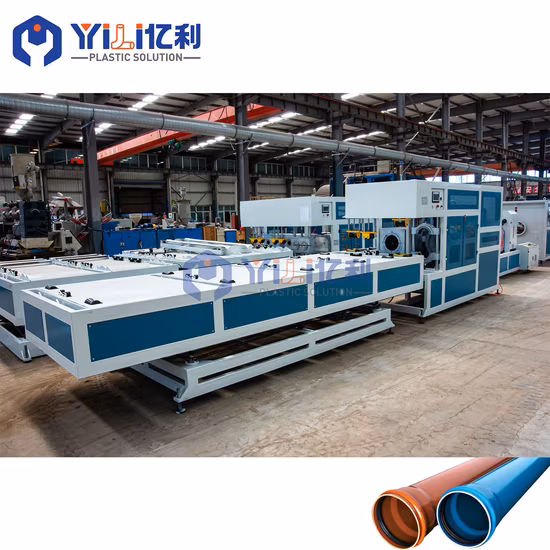 中国のチューブ製造機プラスチックパイプ押出機HDPEパイプマシンパイプソケットマシンパイプベリングマシン